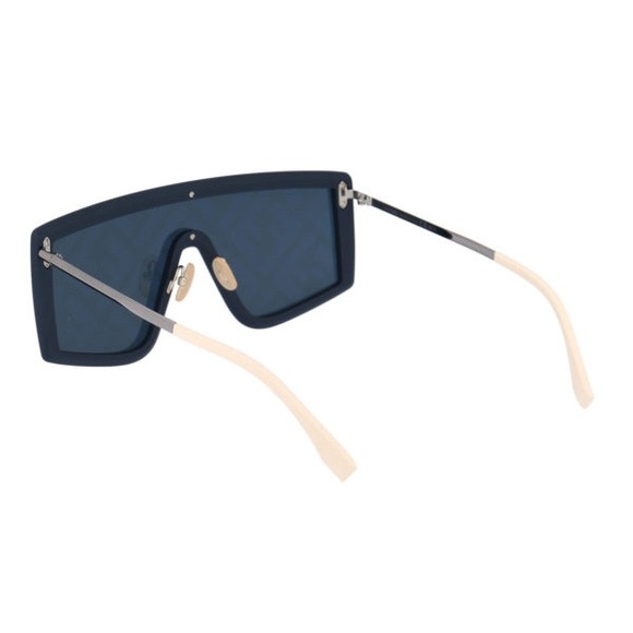 FENDI Logo Sunglasses - Authentic - Unisex - Navy Blue - Picture 9 of 17